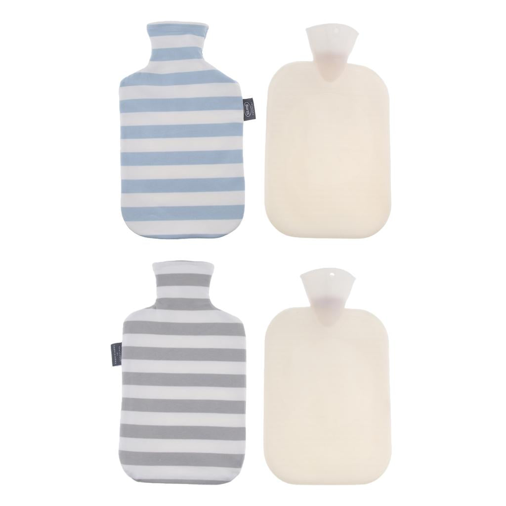 Safety Explosion-proof Hot Water Bottle Bag for Winter Warm Pain Ease Blue