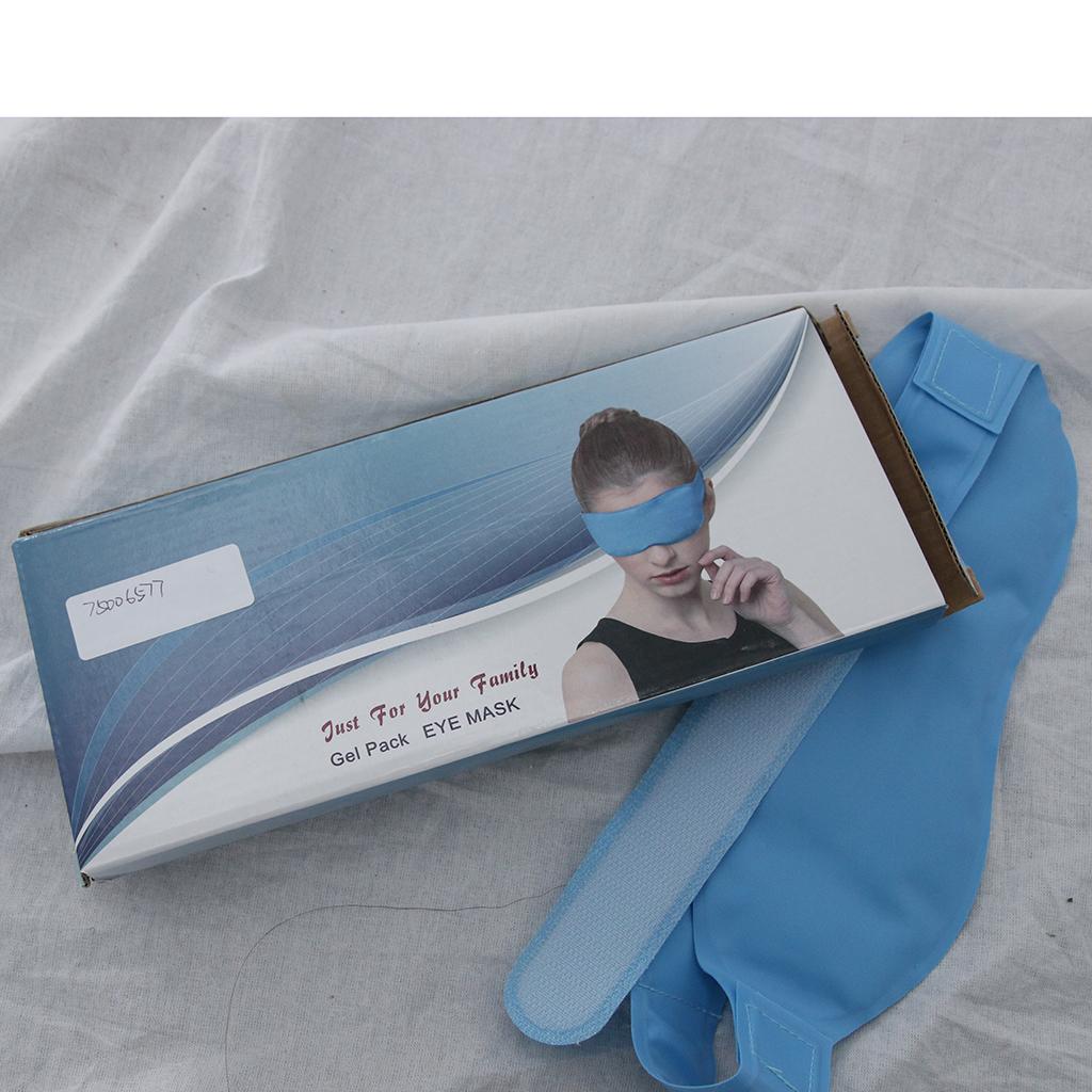 Gel Cooling Eye Mask Cold Pack Warm Heat Soothing Eye Fatigue Therapy