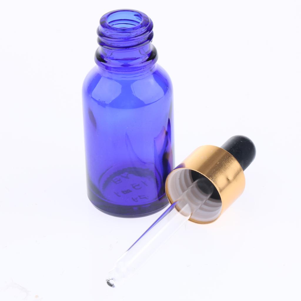6 Pieces Empty Refillable Dropper Bottles for Essential Oils Cosmetics 20ml