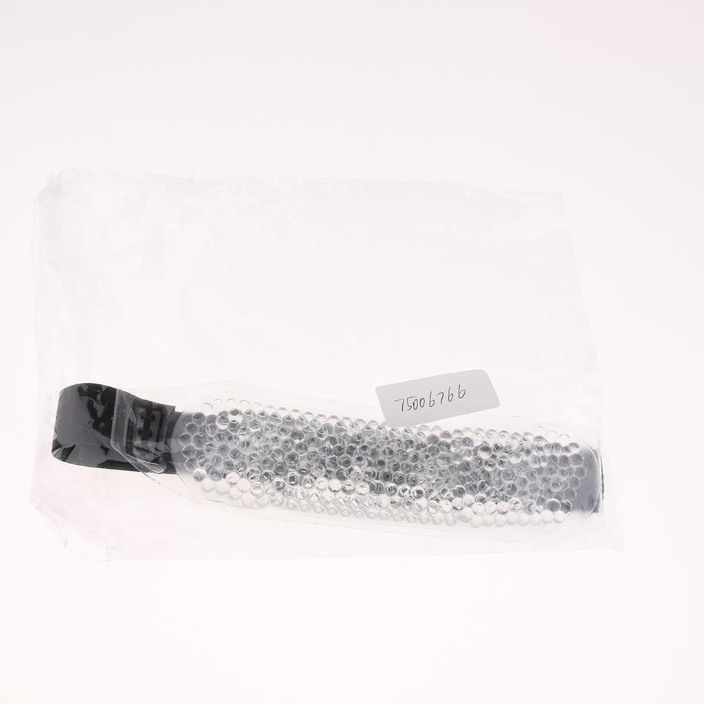 Reusable Gel Beads Cold Compress Ice Pack Wrap for Sports Muscle Pain Clear