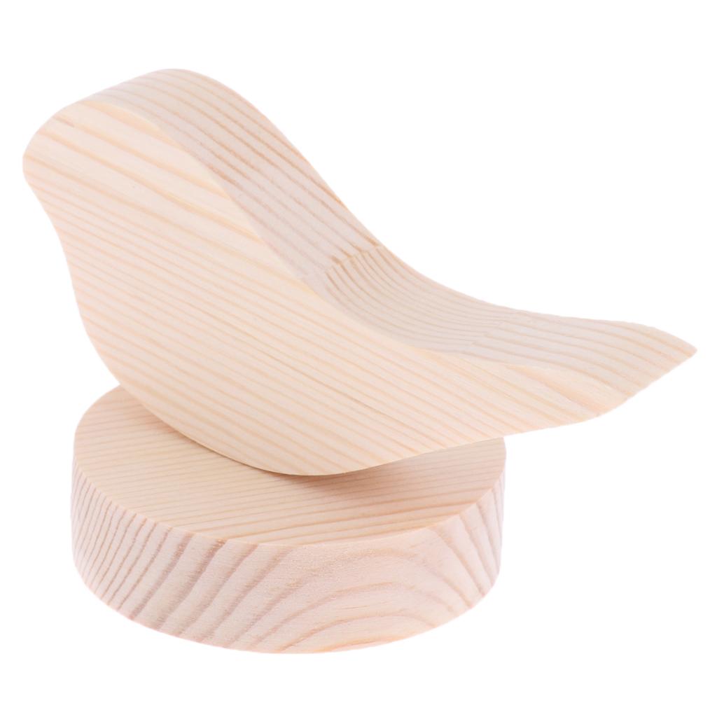 Bird Shaped Wood Sunglasses Eyeglass Rack Display Stand Holder Organizer