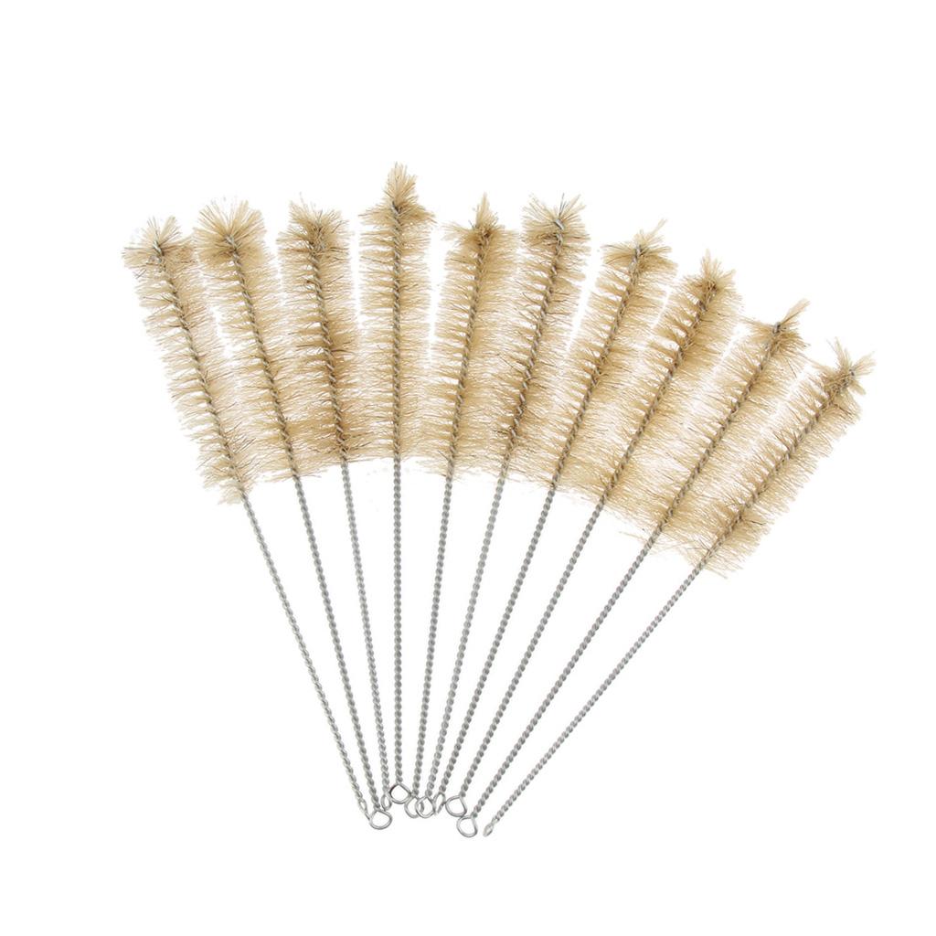 10 Pieces Long Bottle Brushes for Washing Narrow Neck Bottles Moxa Burner