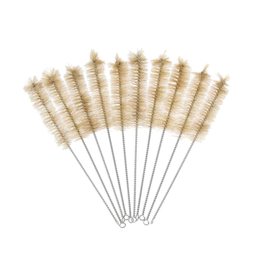 10 Pieces Long Bottle Brushes for Washing Narrow Neck Bottles Moxa Burner