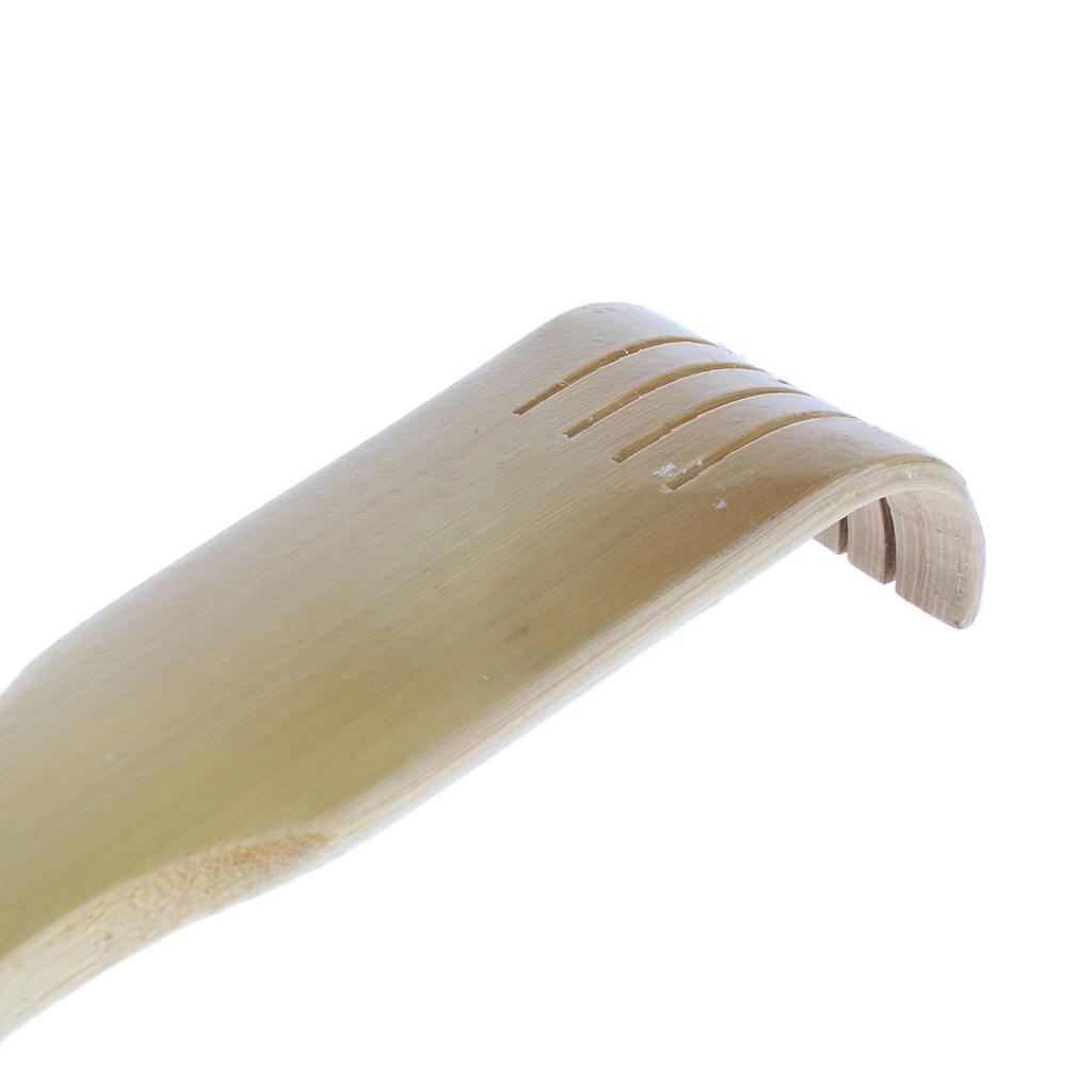 2x Wooden Back Scratcher With Massage Rollers for Itching Relief Body Relax