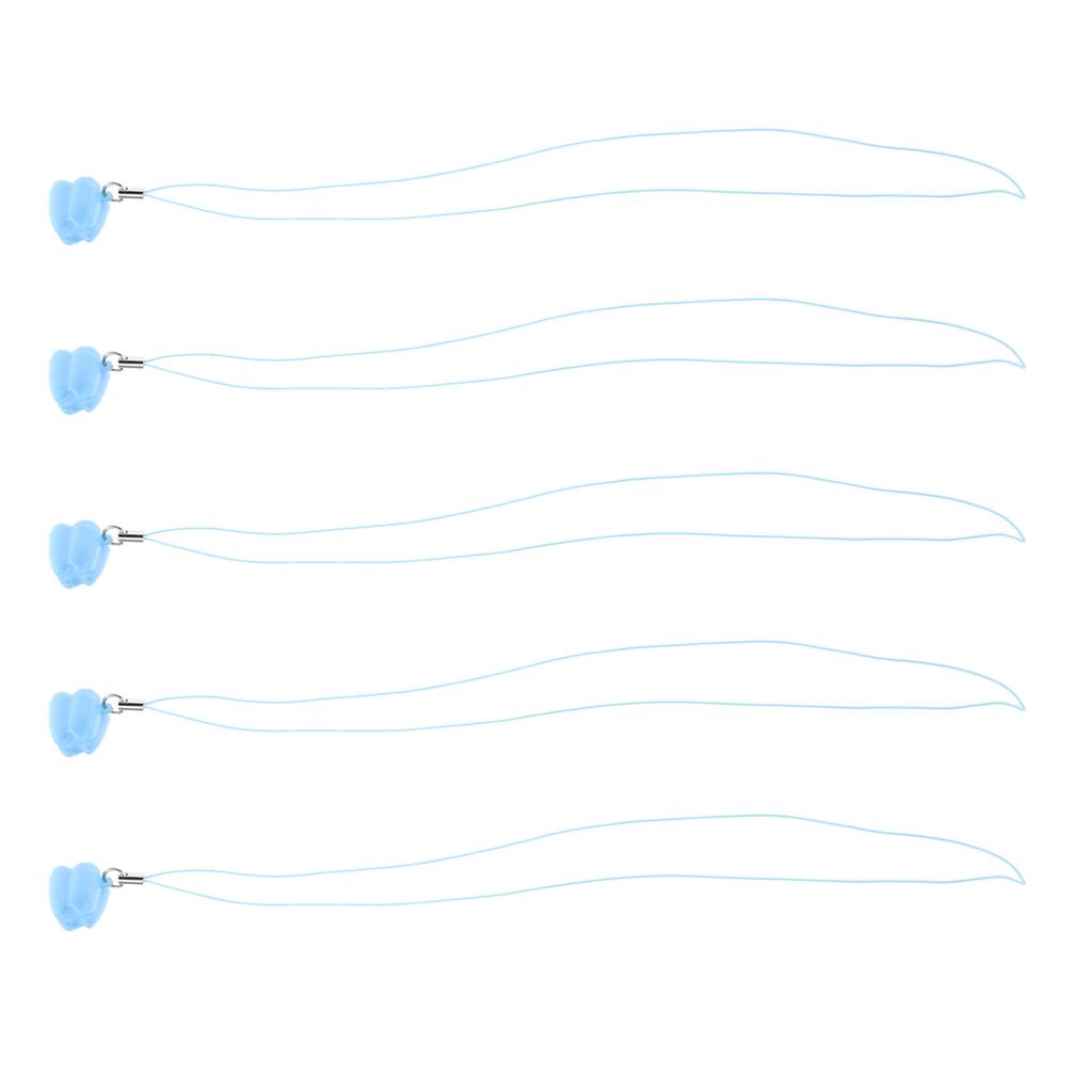 5 Pieces Children Baby Tooth Saver Box with String Gift Keepsake Light Blue