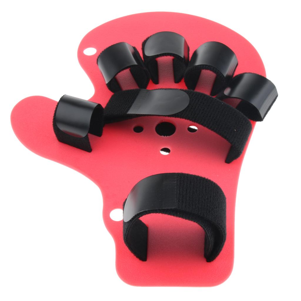 Finger Orthotics Fingerboard Splint Brace Hand Wrist Training Support Red