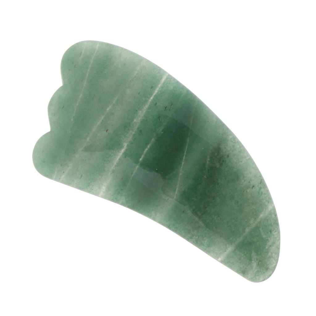 Natural Jade Guasha Board Chinese Traditional Scraping Massage Tool