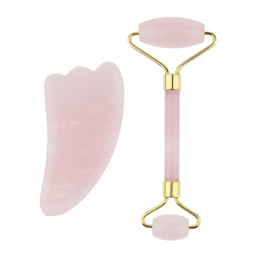 Jade Massage Roller Gua Sha Scraping Tool Anti Aging Body Massage Local Gold
