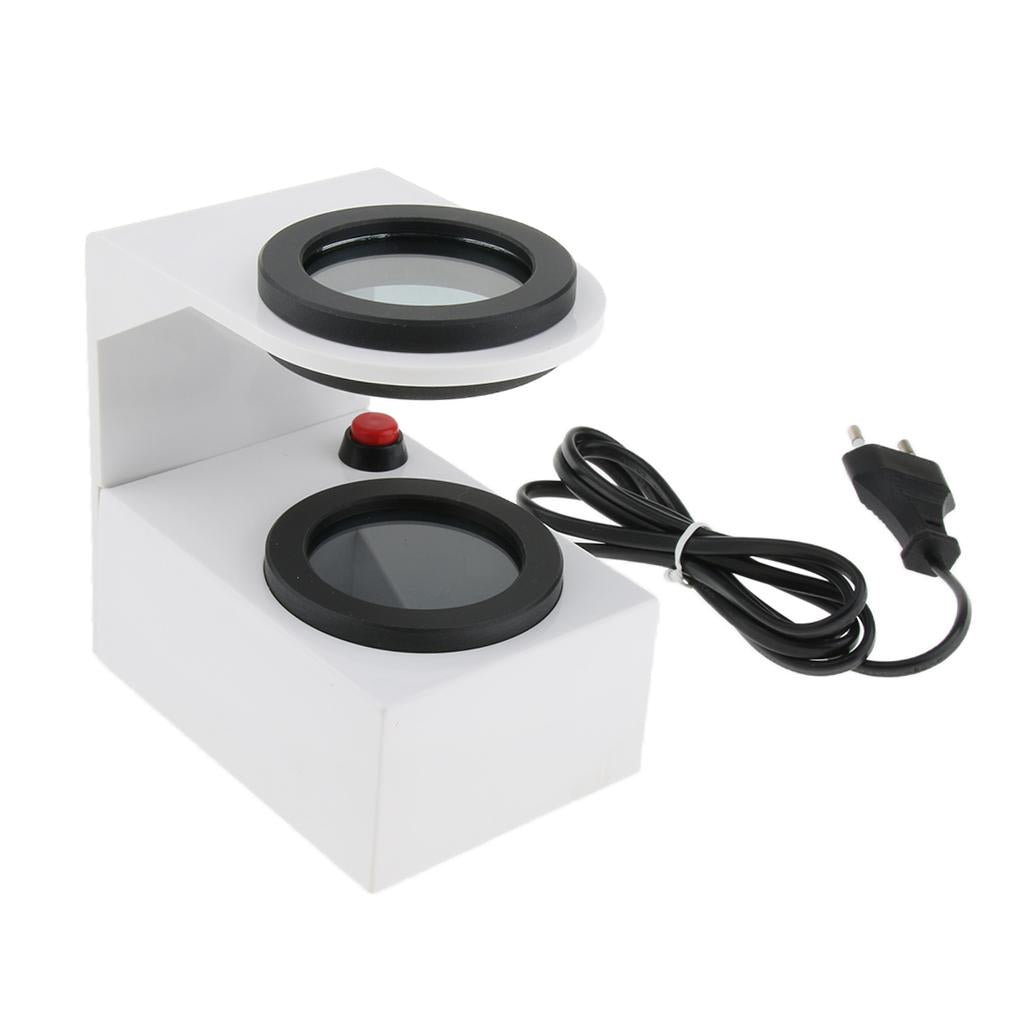 Optical Lens Stress Tester Polarizing Eyeglass Lens Strain Gauge EU Plug