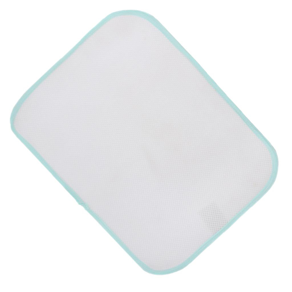 Thicken Soft Washable Bed Pad Incontinence Underpad Bed Protector Light Blue