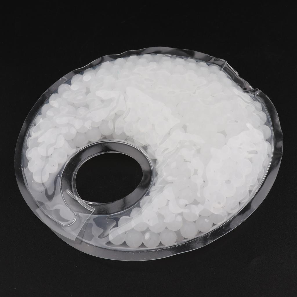 Thermal Gel Pad Heating Pad Hot Cold Compress for Breastfeeding White