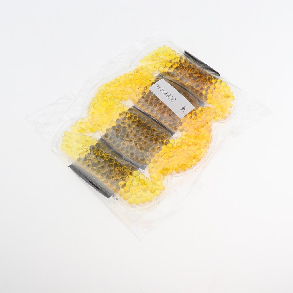 Reusable Gel Beads Hot Cold Compress Ice Pack Elbow Wrist Muscle Wrap Yellow