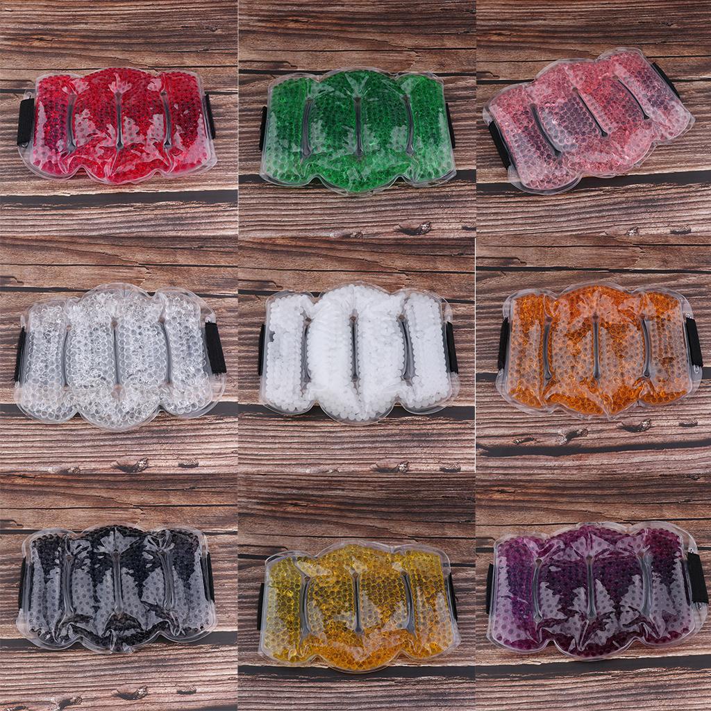 Reusable Gel Beads Hot Cold Compress Ice Pack Elbow Wrist Muscle Wrap Yellow