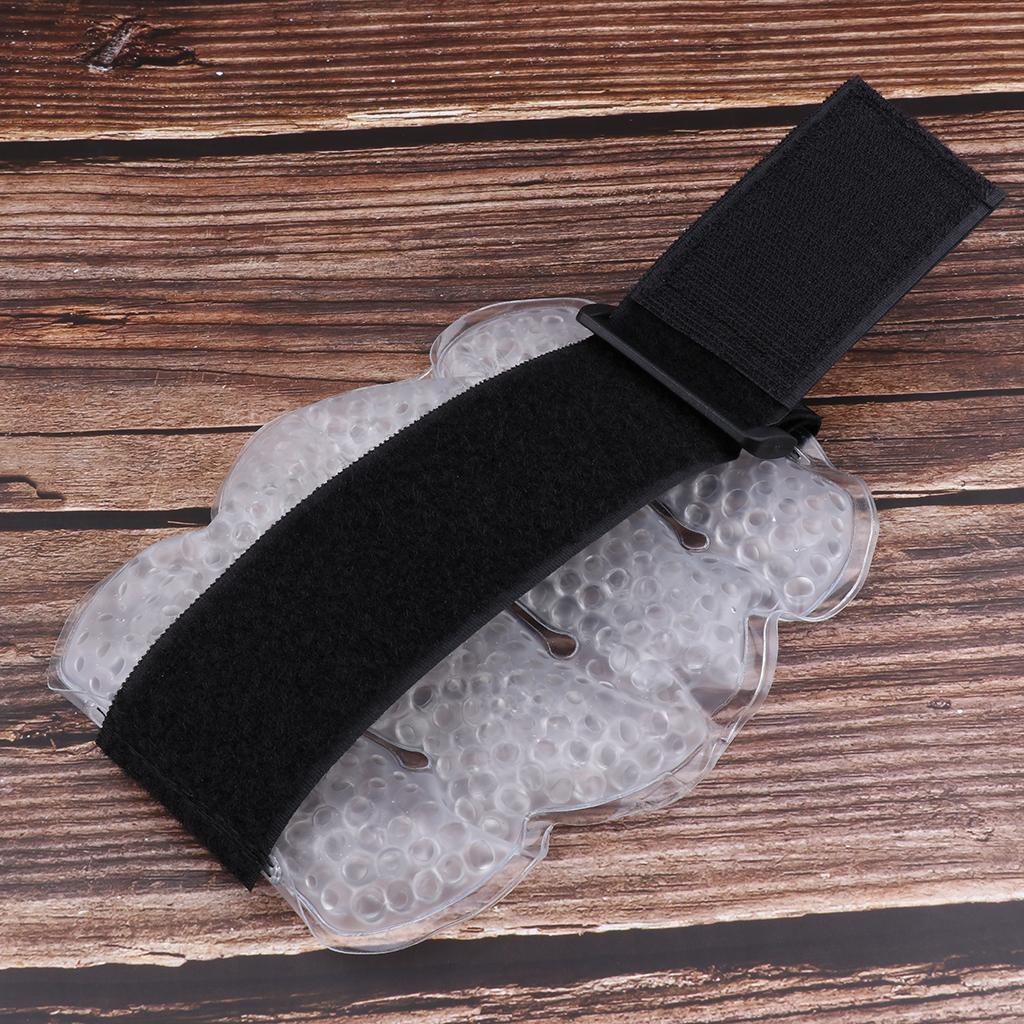 Reusable Gel Beads Hot Cold Compress Ice Pack Elbow Wrist Muscle Wrap Clear