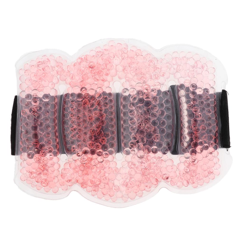 Reusable Gel Beads Hot Cold Compress Ice Pack Elbow Wrist Muscle Wrap Pink