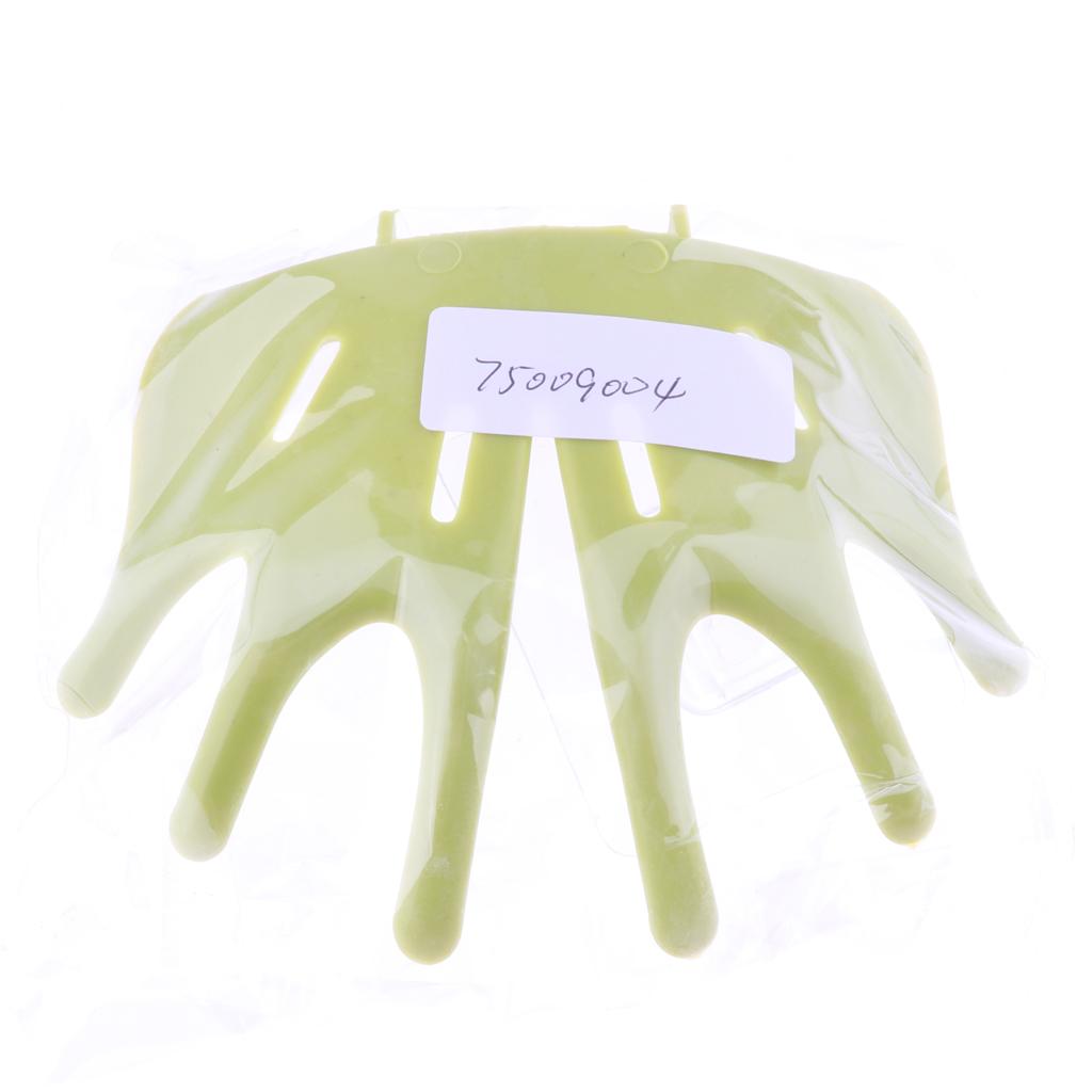Hand-Shape Soap Dish Bathroom Wall Sticking Bar Holder for Home Green