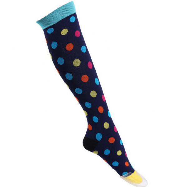 1Pair Knee-High Compression Socks for Men & Women Running Flight Travel S-M
