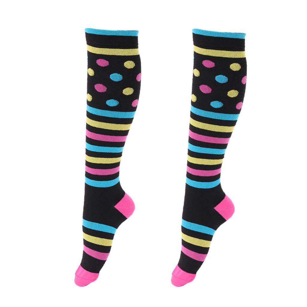 15-20 mmHg Compression Socks for Men Women Running Flight and Travel S-M