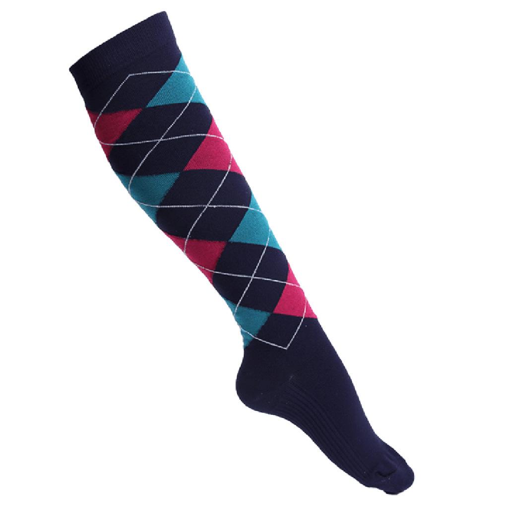 15-20mmHg Compression Socks for Men Women Running Flight and Travel L-XL