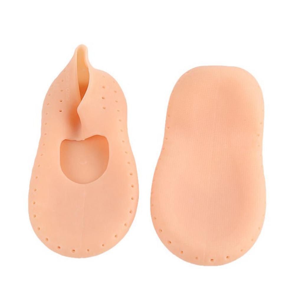 1 Pair Gel Women Men Moisturising Heel Cracked Foot Care Protectors Socks L