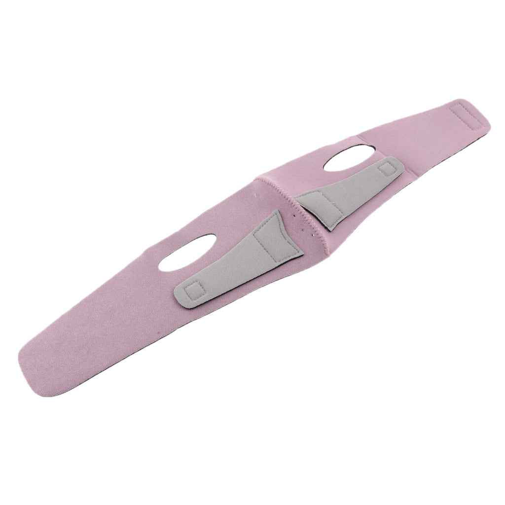 Chin Cheek Shaper Strap Belt V Line Facial Neck Lifting Firming Tool Pink