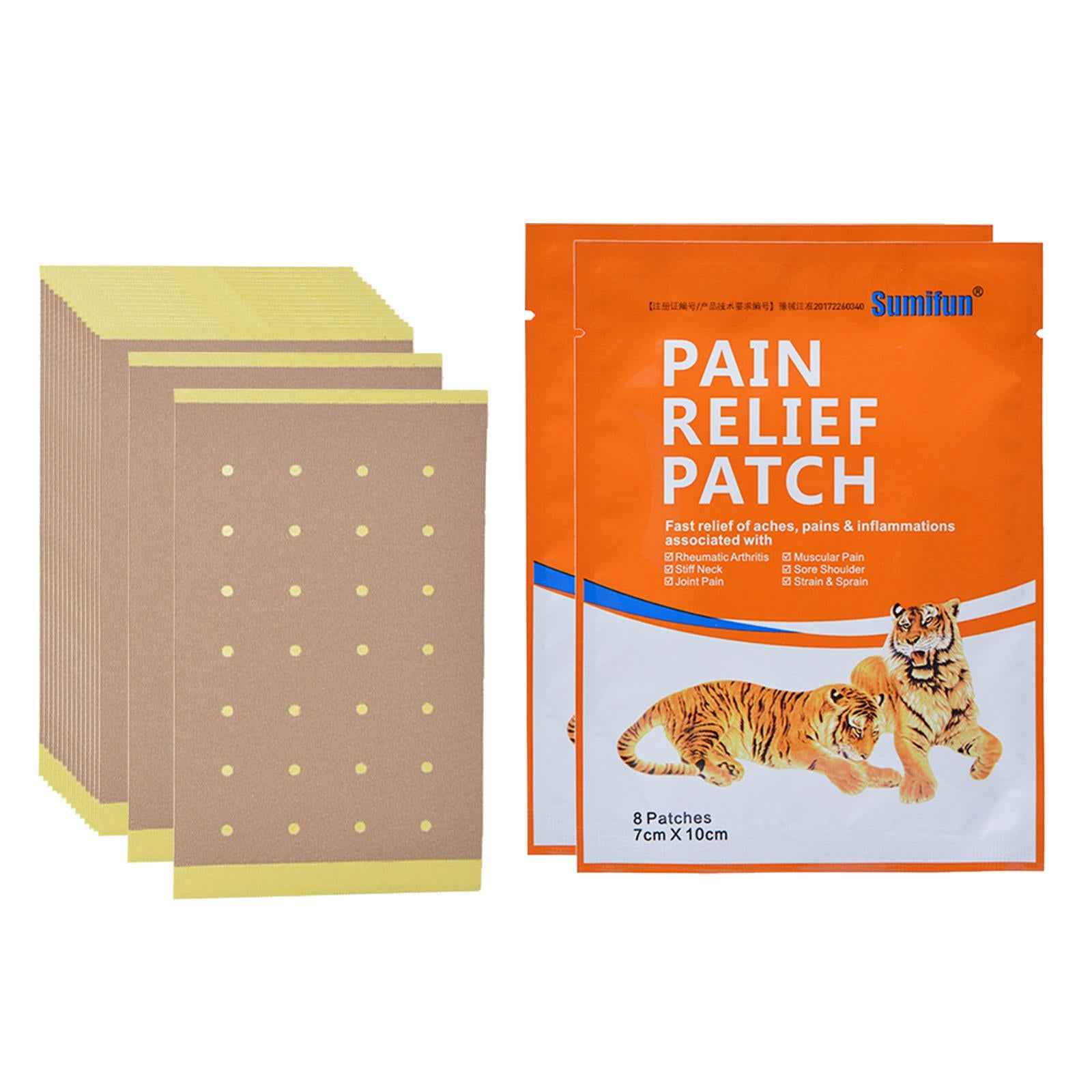 Tiger Pain Balm Relief Plaster Patches - 16 pcs - 7 x 10 cm