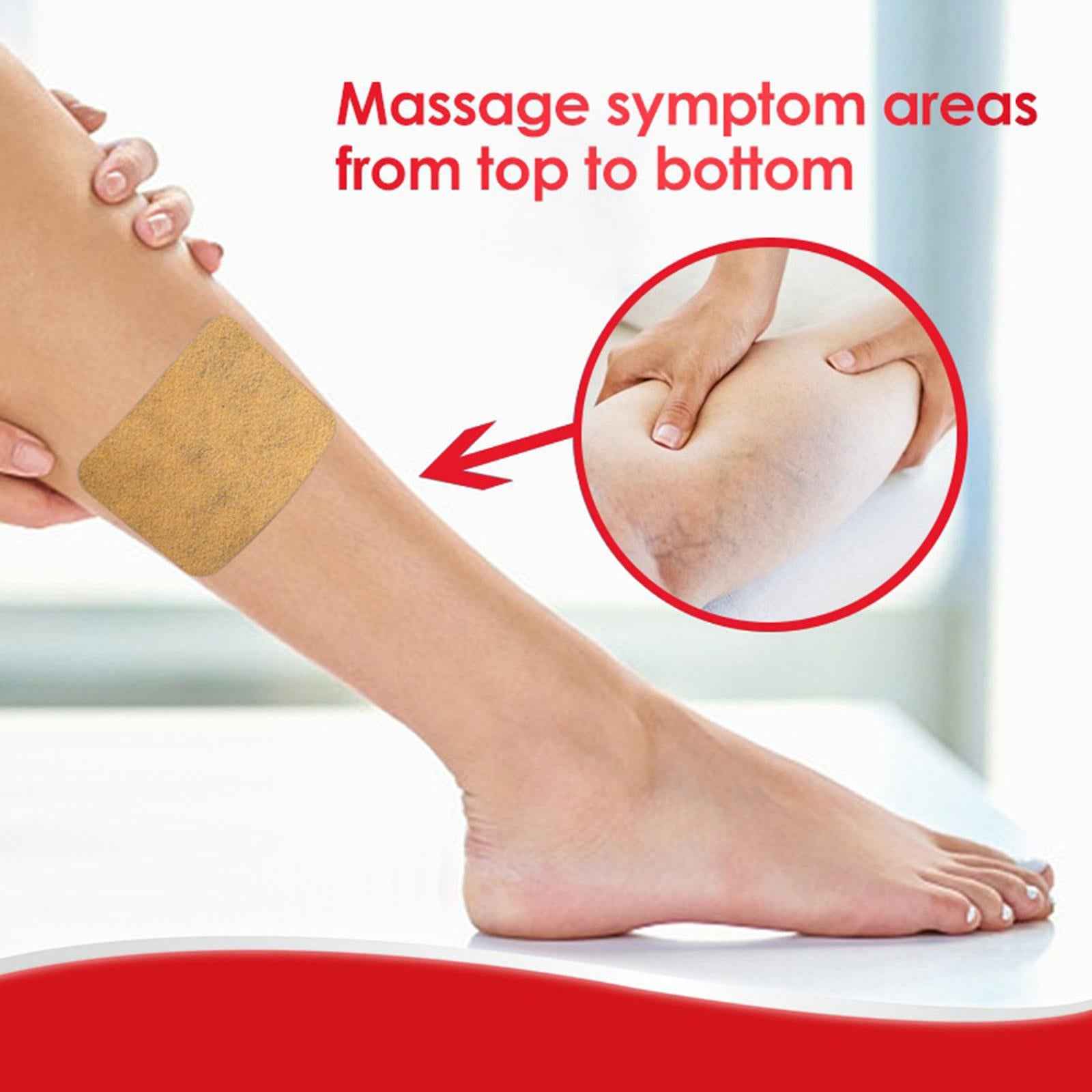 12Pcs Varicose Veins Plaster Phlebitis Patches Plasters Relieving Muscle