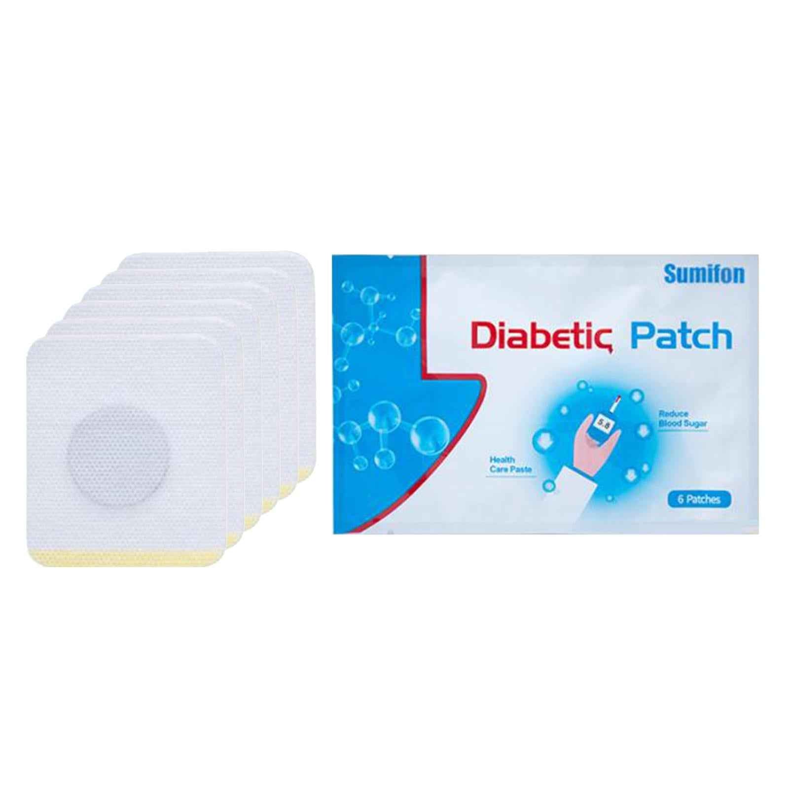 Diabetes Plasters Natural Herbs Diabetes Pads Pure Natural Herbal 6 Pcs/1Bag