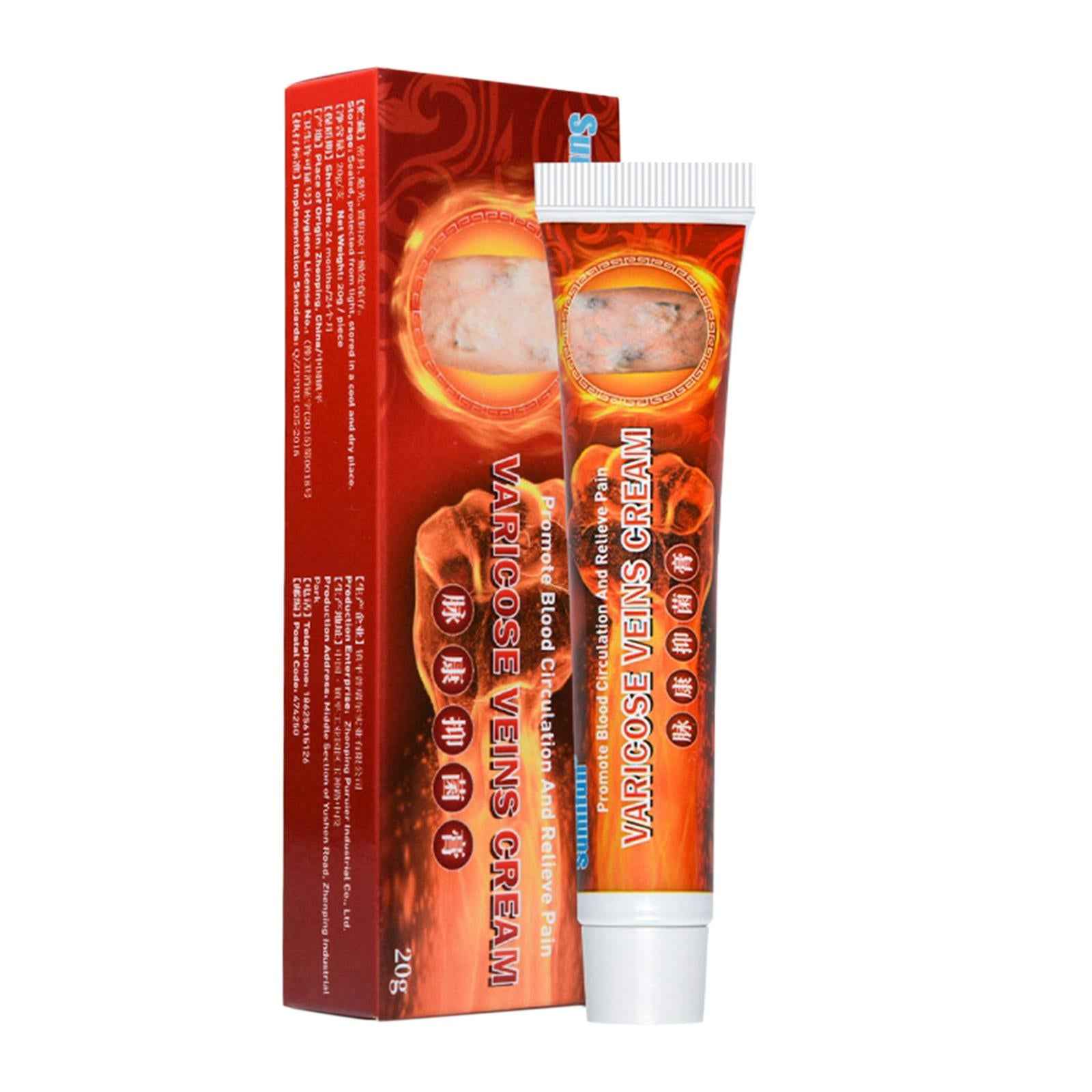 Natural Plant Varicose Veins Treatment Cream Ointment Leg Phlebitis Removal