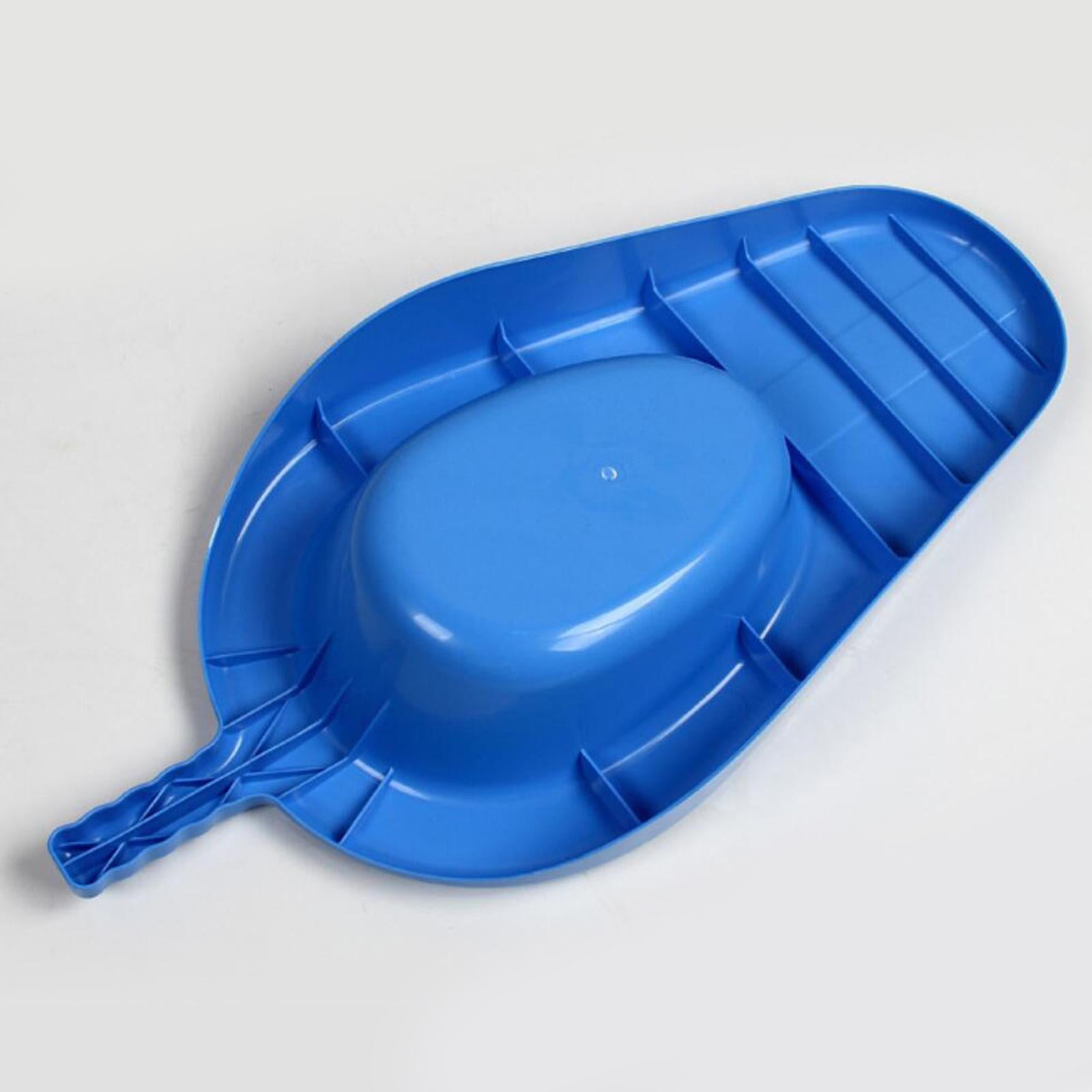 Bedpan Bed Pan with Handle for Patient Home Durable Reusable Lightweight