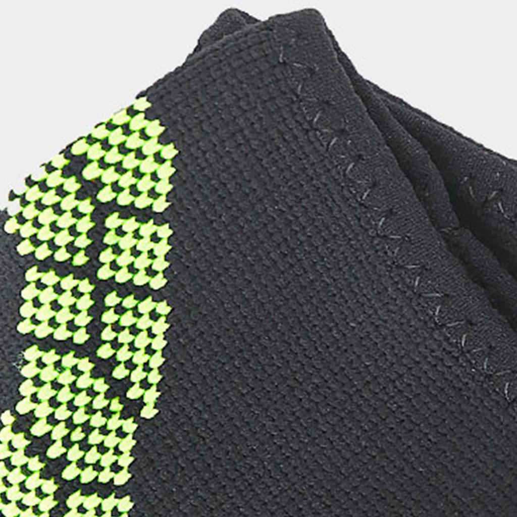 Ankle Support Brace Elastic Adjustable Strap for Riding Gym Green Stripe M