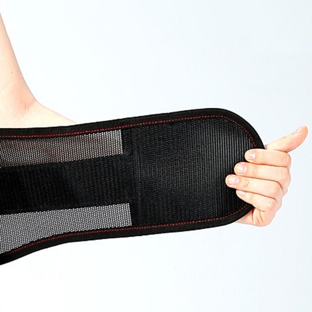Back Support Belt Breathable Mesh Panels Lumbar Support Back Brace XL