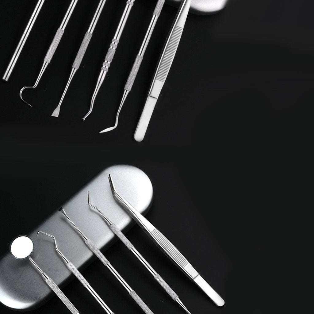 Dental Instrument Details Cleaner Oral Care Stainless Steel 6 pieces
