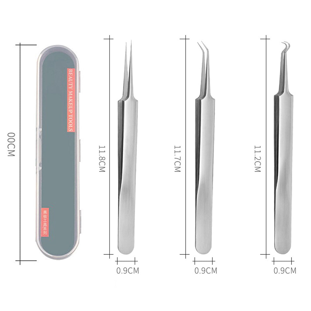 Acne Blackhead Removal Kit Extractio Kit for Zit Removing Whitehead Popping 3 Pieces