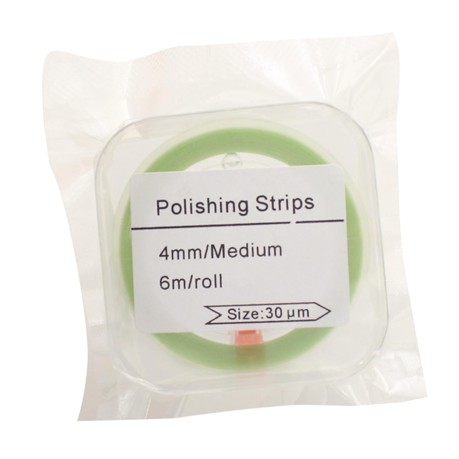Dental Polishing Strips for Polishing Teeth Coated Medium 30um Green