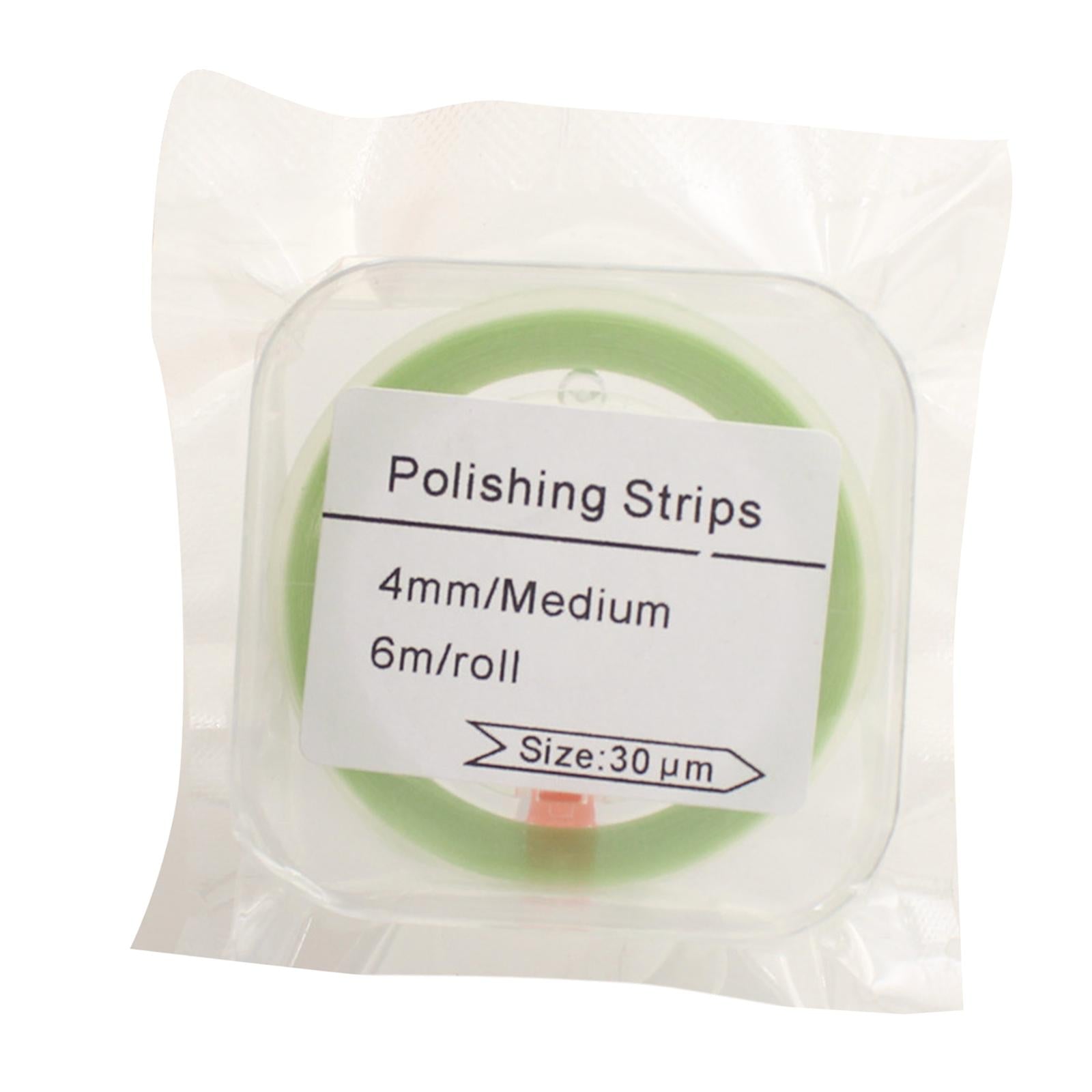 Dental Polishing Strips for Polishing Teeth Coated Medium 30um Green