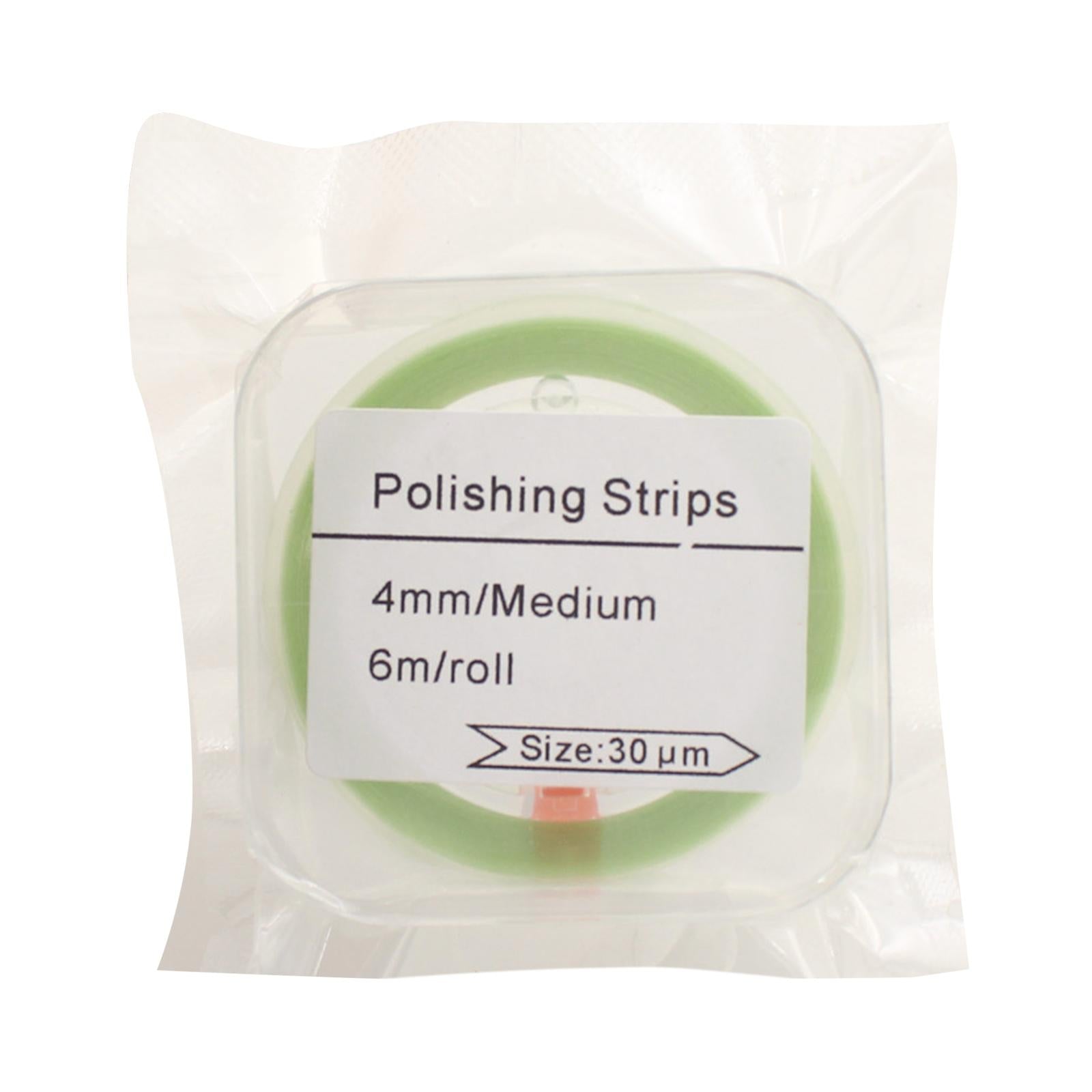 Dental Polishing Strips for Polishing Teeth Coated Medium 30um Green