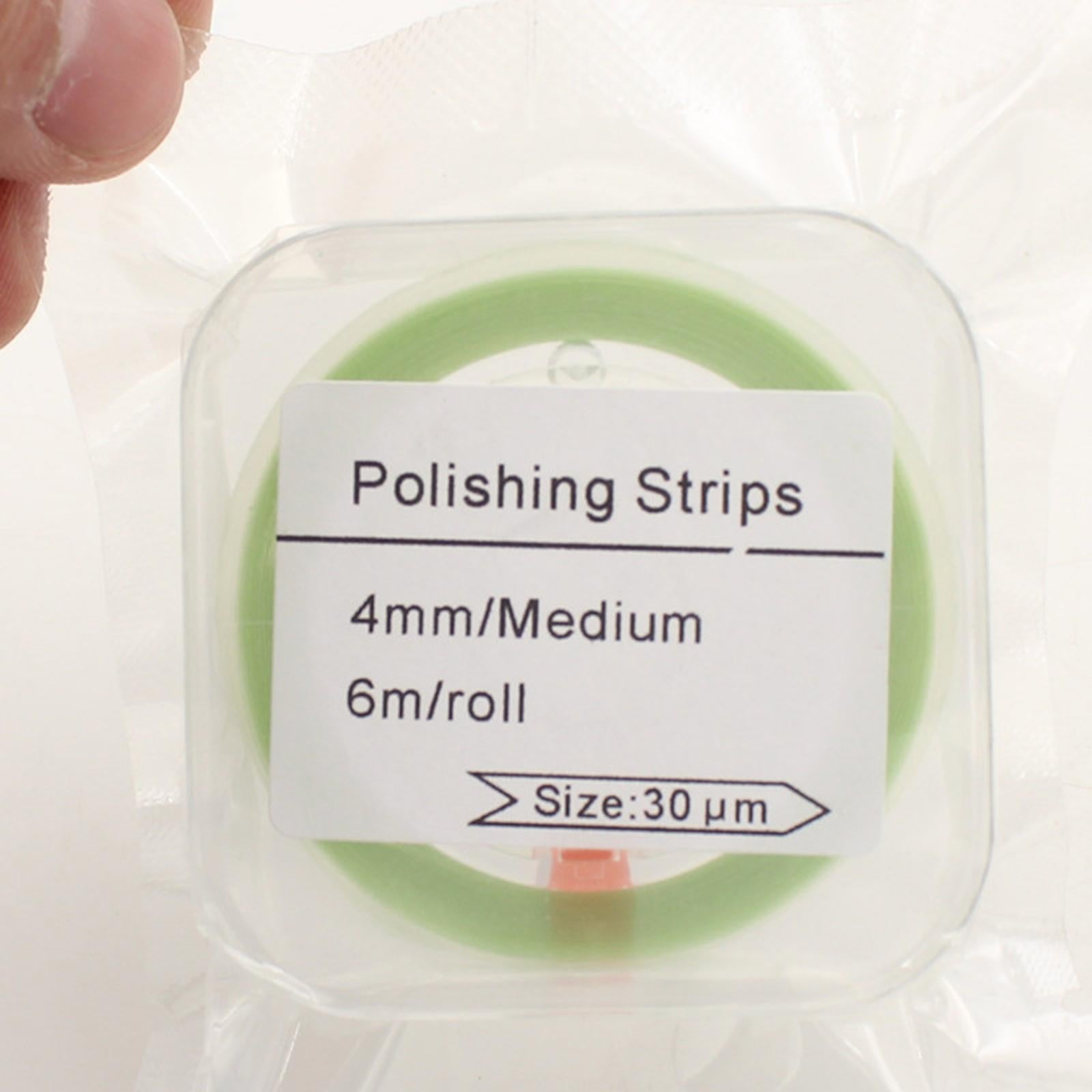 Dental Polishing Strips for Polishing Teeth Coated Medium 30um Green