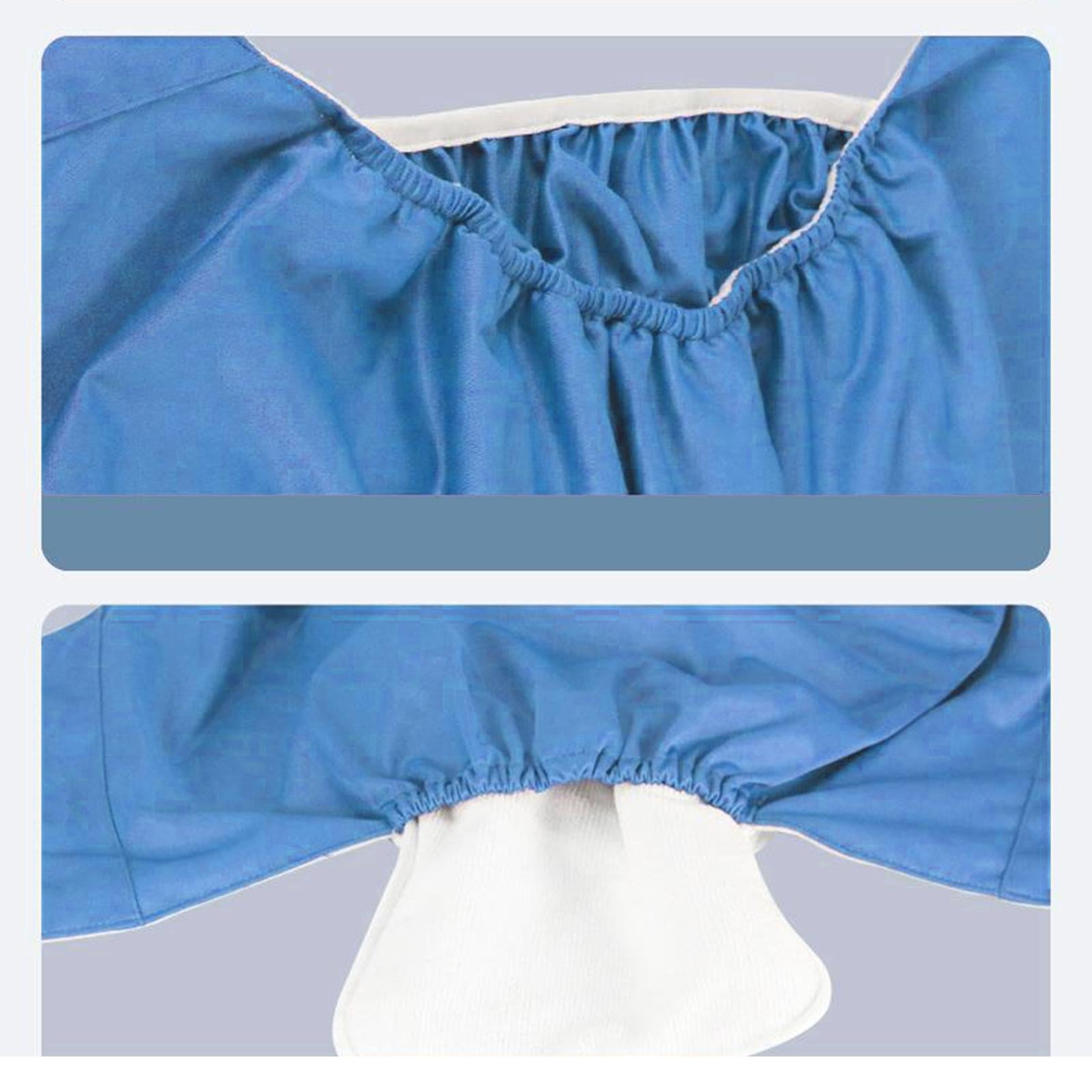 Adults Cloth Diaper Adjustable for Elders Incontinence Disabled Old Blue