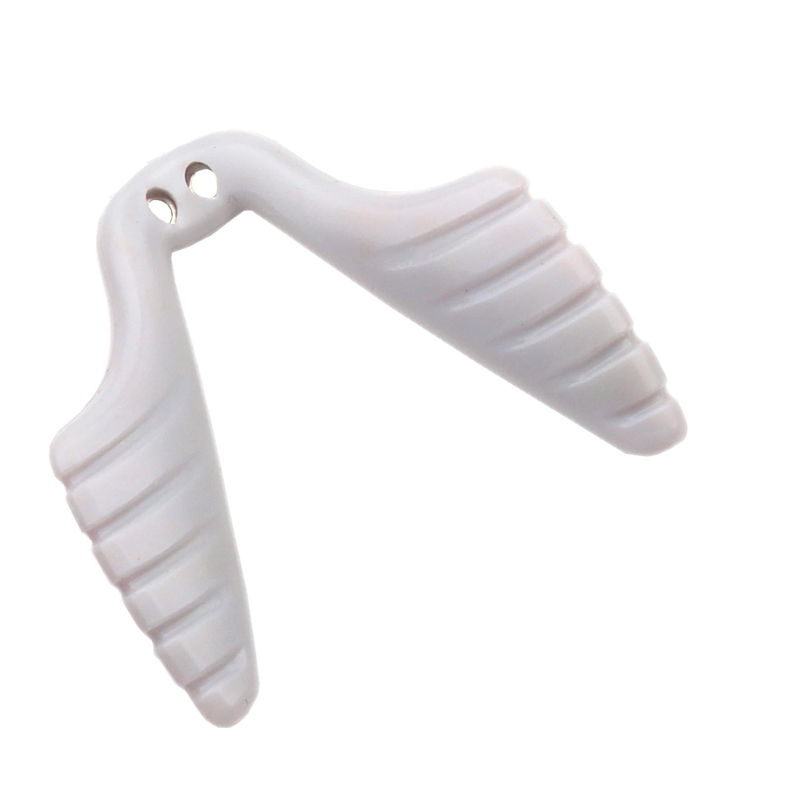 6xGlasses Nose Pad Screw in Nose Pad Anti Slip U Shaped Soft for Eye Glasses Gray