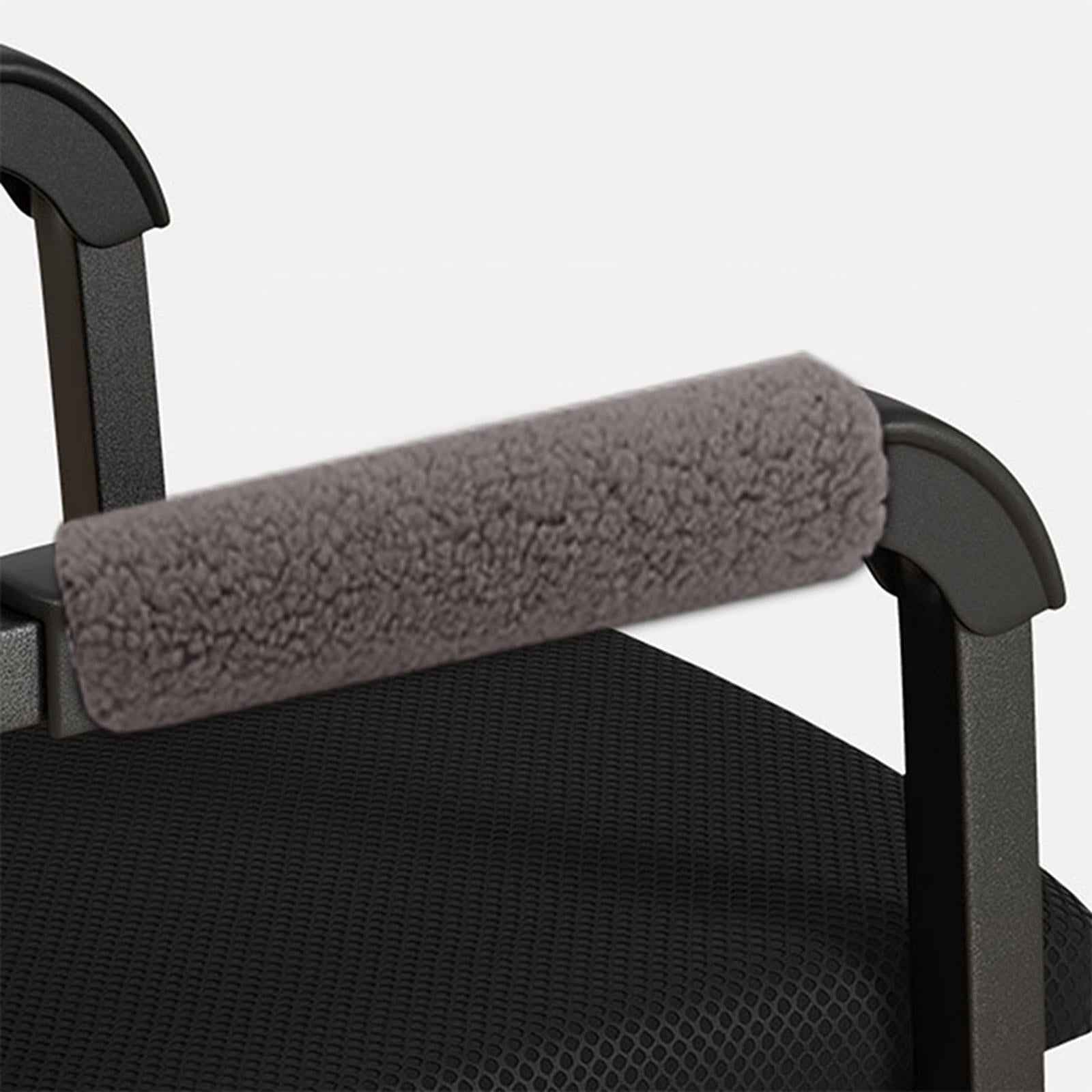2Pcs Wheelchair Armrest Pads for Universal Protection Relieve Pressure Gray