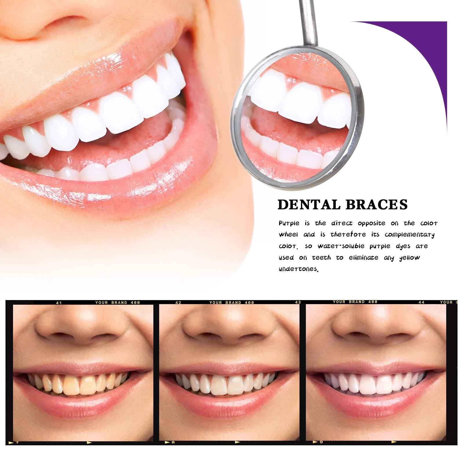 Purple Toothpaste for Sensitive Teeth 30ml Reduce Yellowing Brightening