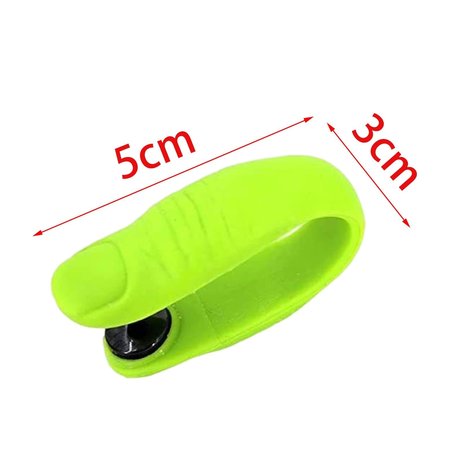 Hand Pressure Point Clip Portable Lightweight Wearable Massage Device Small Green