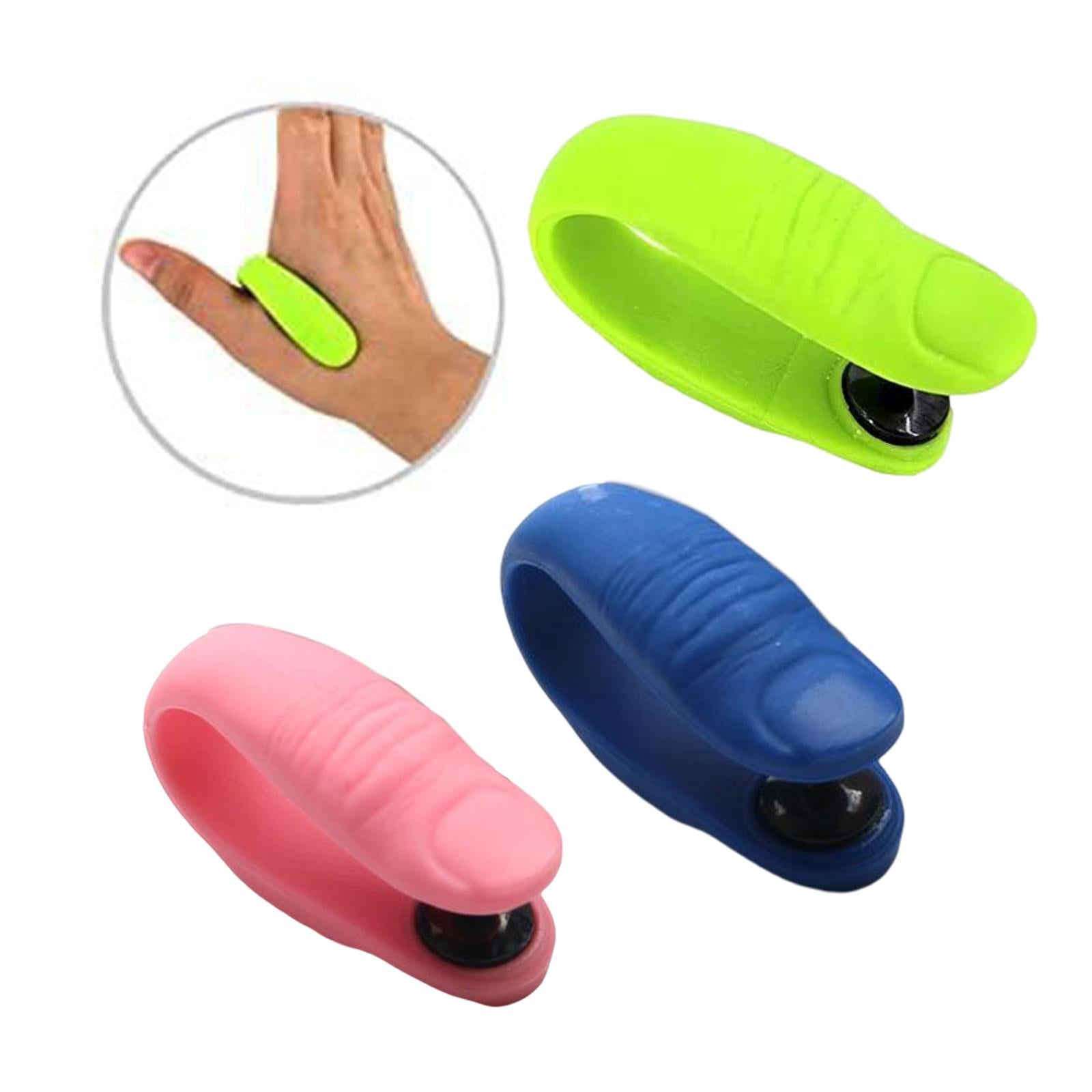 Hand Pressure Point Clip Portable Lightweight Wearable Massage Device Small Green