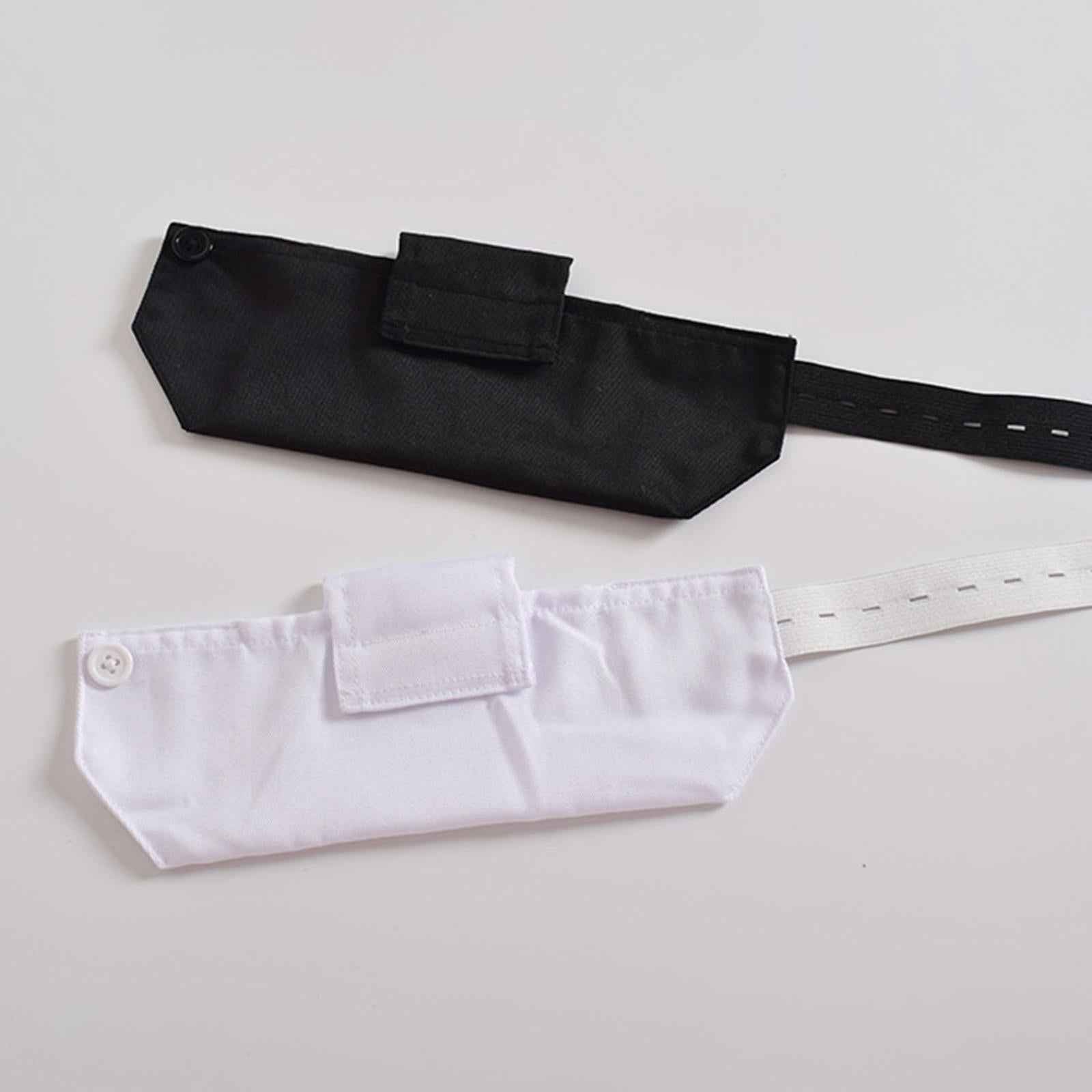 Peritoneal Dialysis Tube Belt Holder Adjustable Protection Belt with Bag White