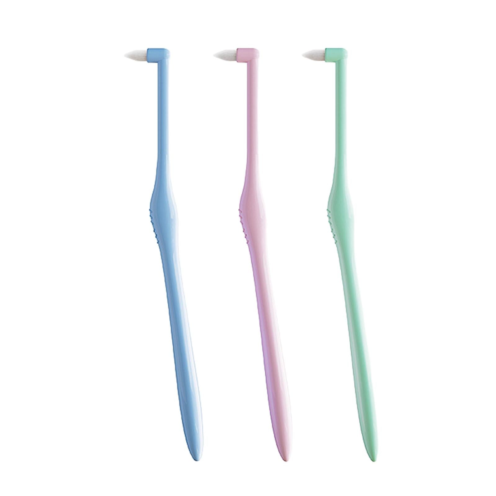 6xInterdental Brush Cleaning Gap Single Tufted Toothbrush for Indoor Trip