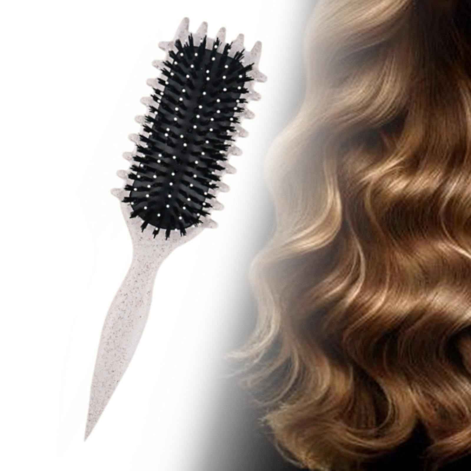 Curly Hair Brush Barber Comb Bristle Curly Defining Brush for Men Home Salon