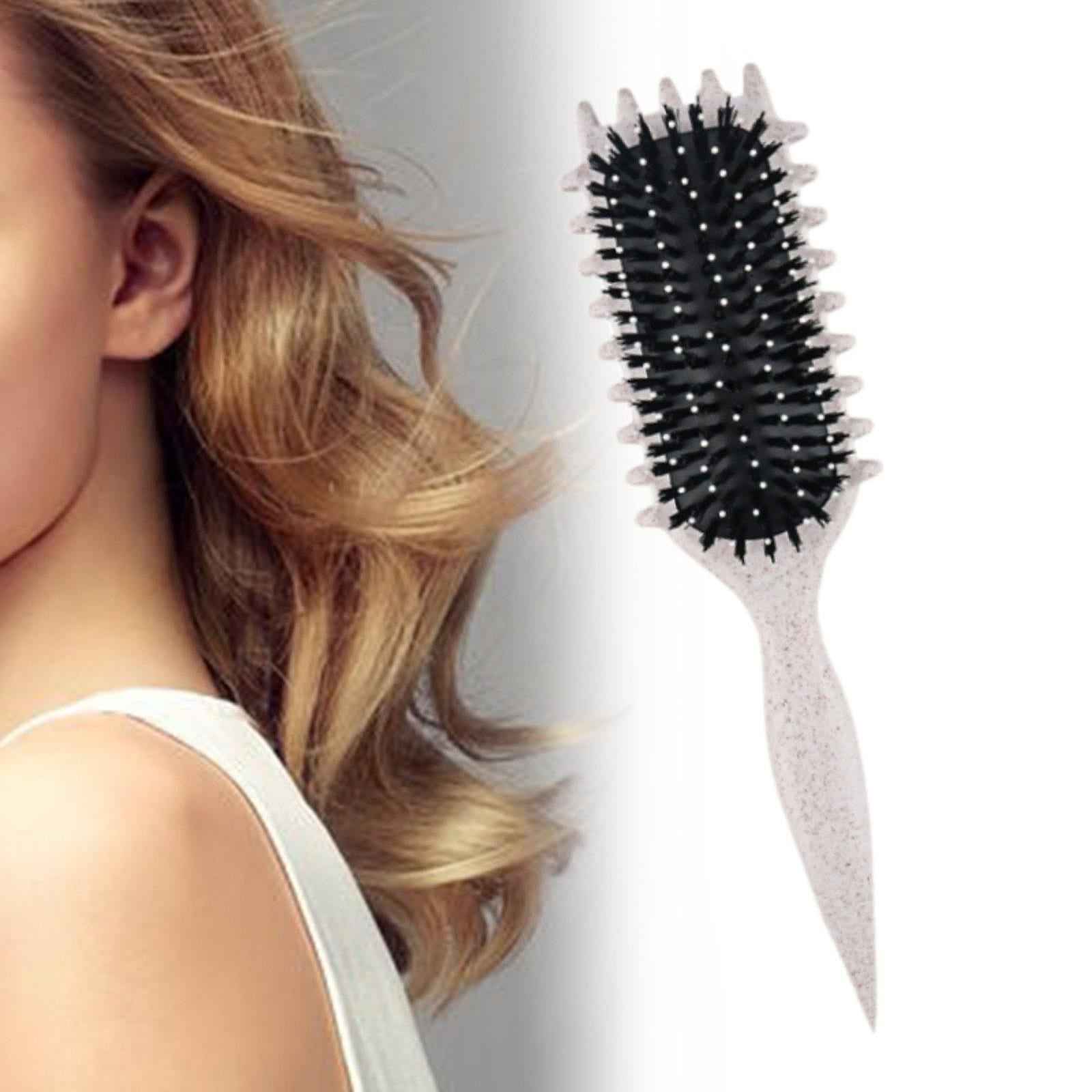 Curly Hair Brush Barber Comb Bristle Curly Defining Brush for Men Home Salon