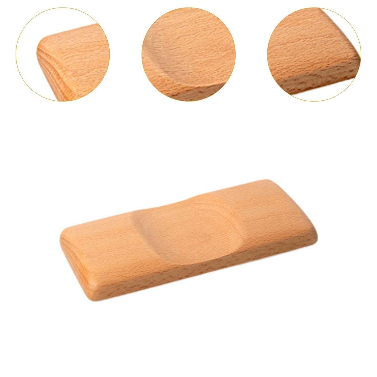 Wrist Rest for Mouse Wooden Wrist Support for Home Office Comfortable Typing light brown