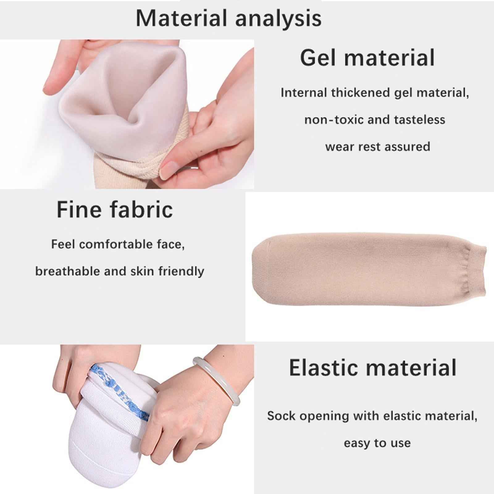 Skin Tone Prosthetic Sock Portable Elastic Protect Amputee Sock for Women S